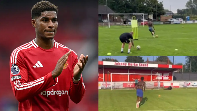 Rashford khoe clip tập luyện đặc biệt trên Instagram